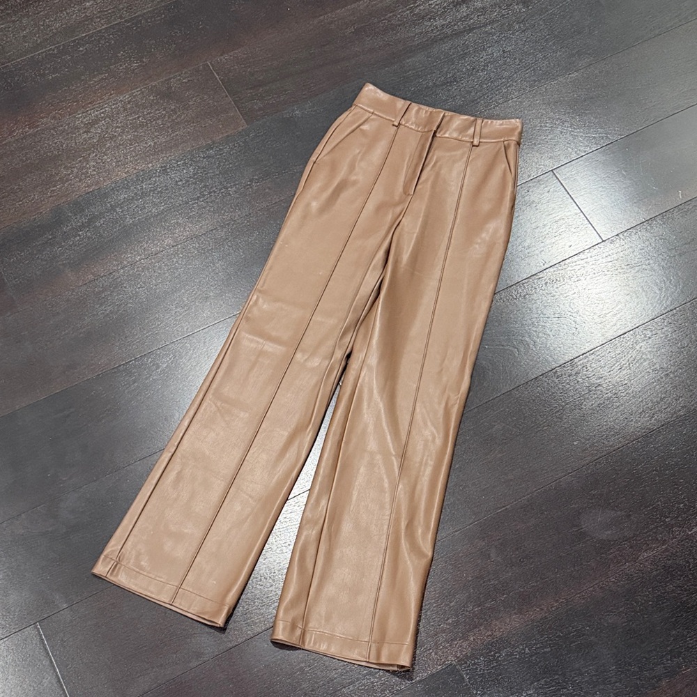 Meshki warm leather pant